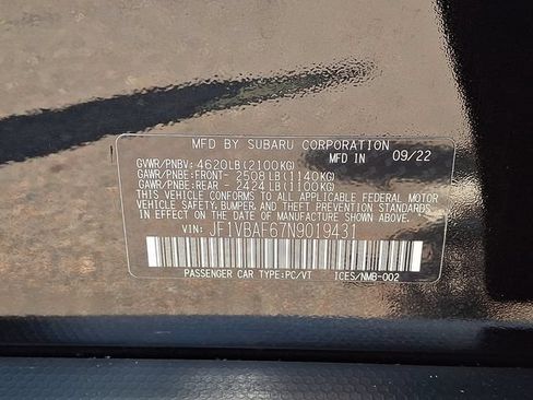 Used 2022 Subaru WRX Premium AWD/4WD image 25
