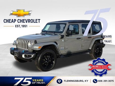 Used 2023 Jeep Wrangler Unlimited Sahara w/ Cold Weather Group AWD/4WD image 1