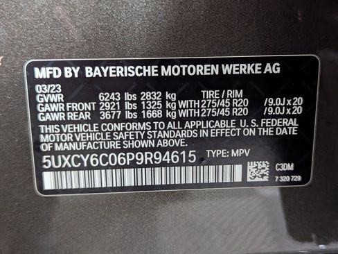 Used 2023 BMW X6 xDrive40i w/ M Sport Package AWD/4WD image 87