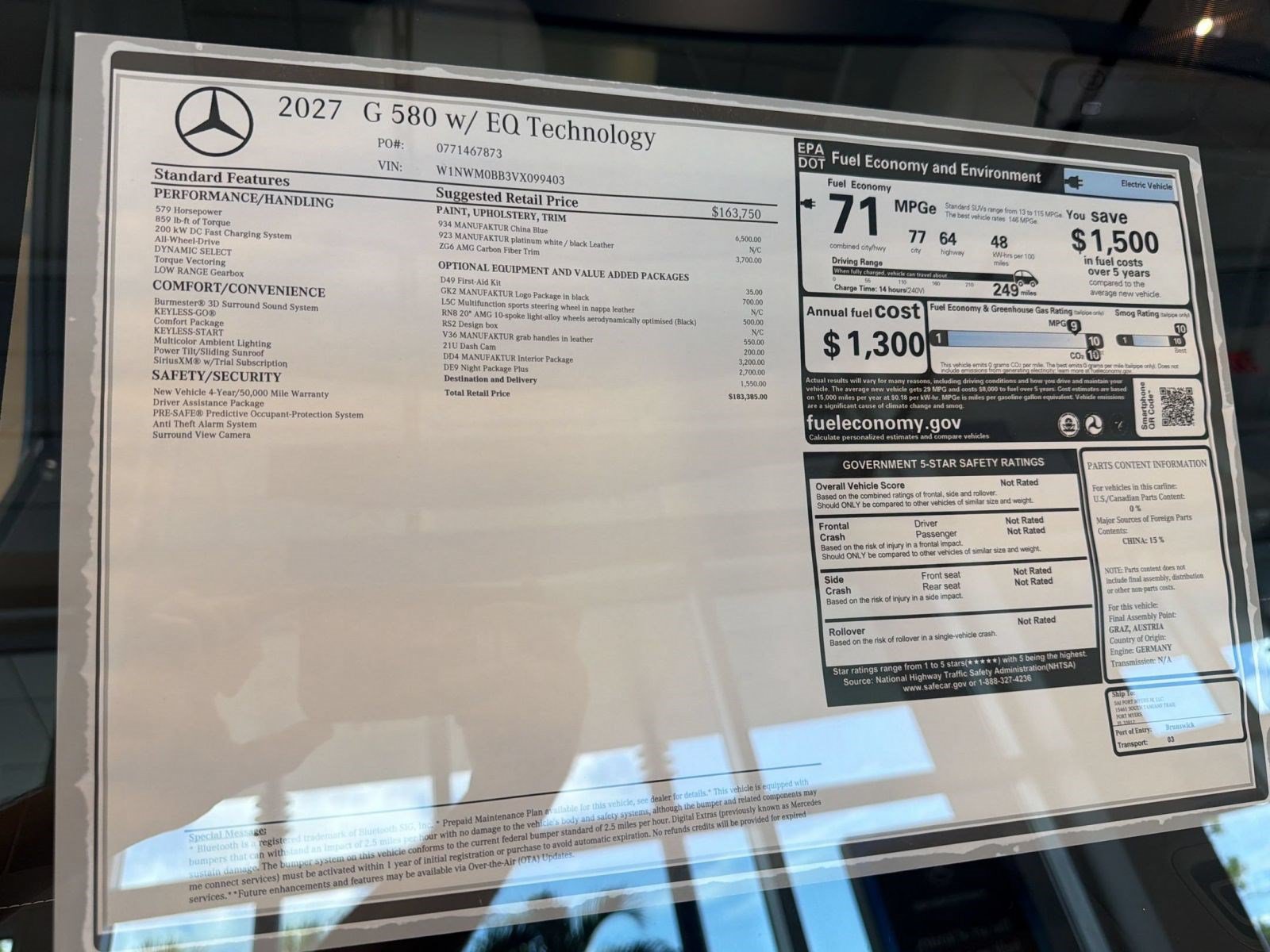 New 2027 Mercedes-Benz G 580 e image 34