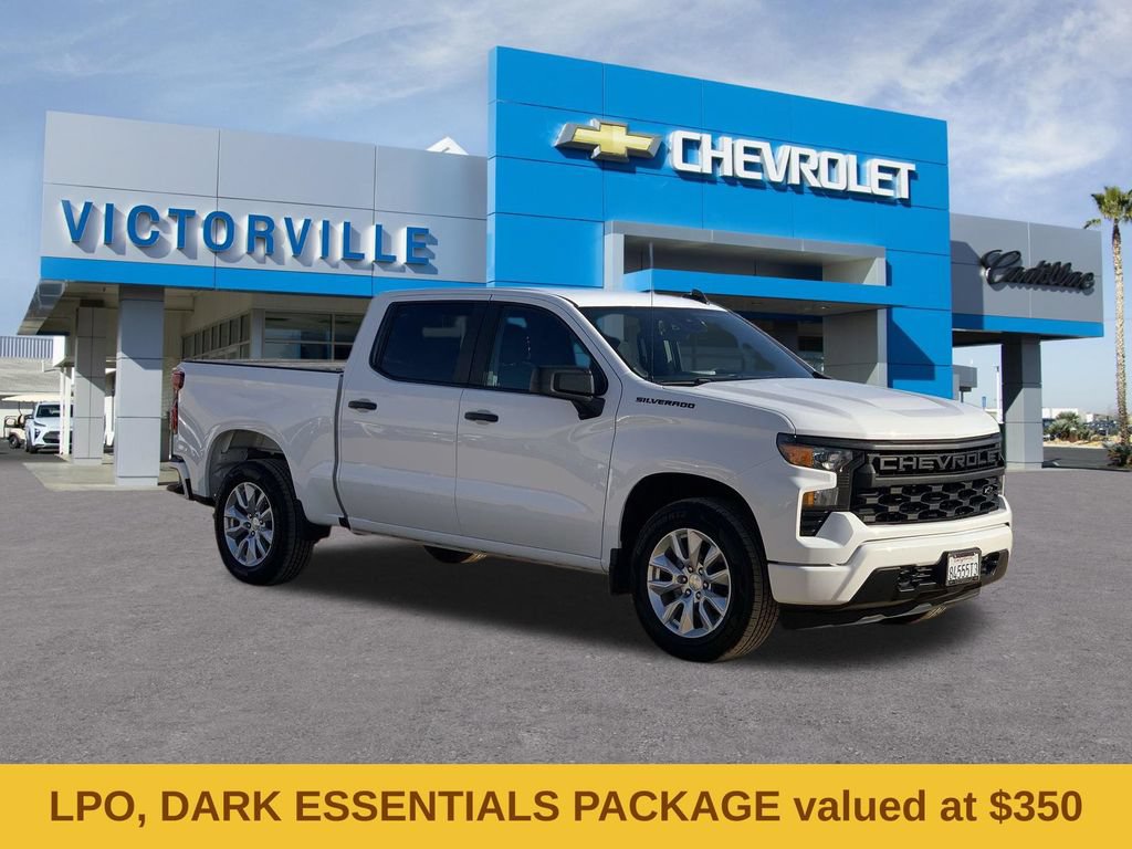 Certified 2023 Chevrolet Silverado 1500 Custom w/ LPO, Dark Essentials Package RWD image 3
