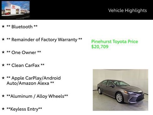 Certified 2024 Toyota Camry LE image 7