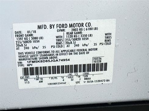 Used 2018 Ford Explorer XLT w/ Equipment Group 202A image 37