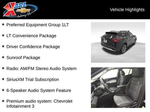 New 2026 Chevrolet Trax LT w/ Sunroof Package image 3