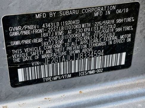 Used 2018 Subaru Crosstrek 2.0i Limited w/ Popular Package #3 AWD/4WD image 30