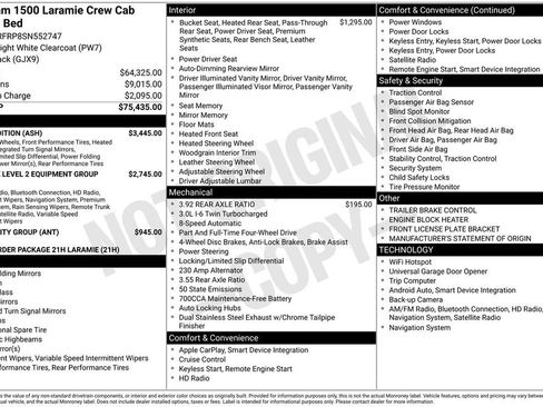 Used 2025 RAM 1500 Laramie w/ Night Edition AWD/4WD image 7
