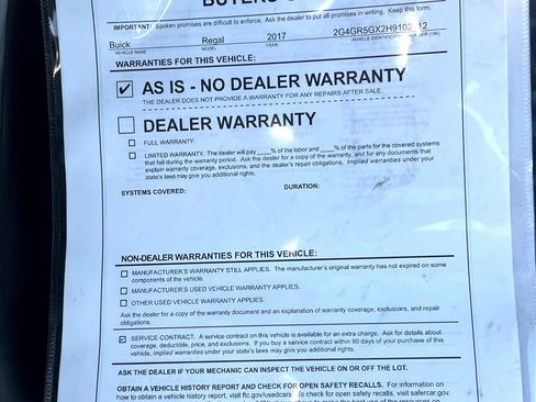 Used 2017 Buick Regal Premium w/ Driver Confidence Package #1 image 34