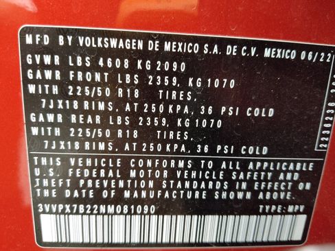 Used 2022 Volkswagen Taos SE AWD/4WD image 33