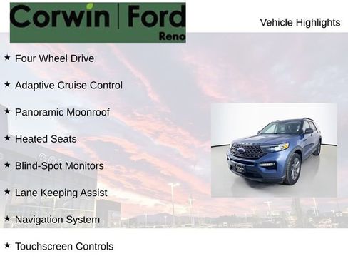 Used 2021 Ford Explorer XLT w/ Equipment Group 202A image 7