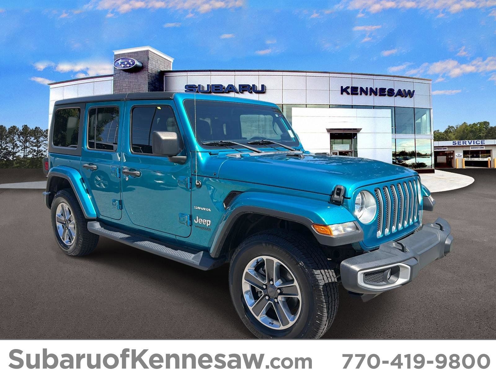 Used 2019 Jeep Wrangler Unlimited Sahara AWD/4WD image 1