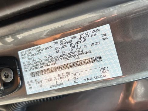 New 2025 Ford F150 XLT w/ Equipment Group 302A MID image 33