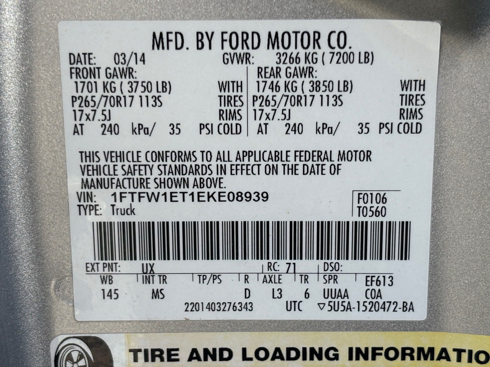 Used 2014 Ford F150 XLT w/ Equipment Group 301A Mid AWD/4WD image 10