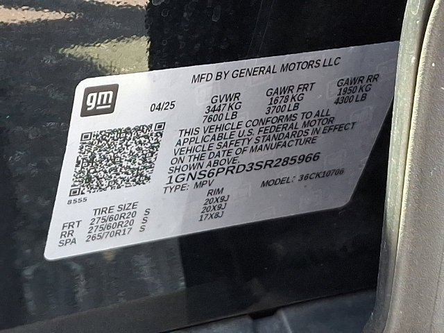 Used 2025 Chevrolet Tahoe Z71 AWD/4WD image 29