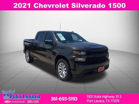 Used 2021 Chevrolet Silverado 1500 Custom RWD image 1