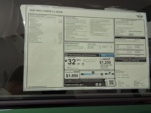 New 2026 MINI Cooper S FWD image 28