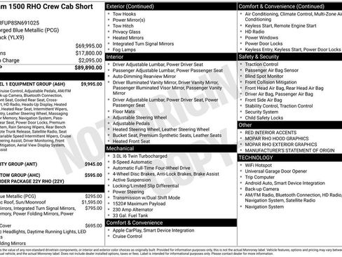 Used 2025 RAM 1500 RHO w/ RHO Level 1 Equipment Group AWD/4WD image 3
