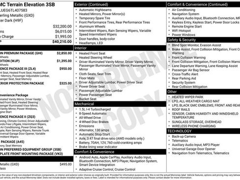New 2026 GMC Terrain Elevation w/ Elevation Premium Package AWD/4WD image 56