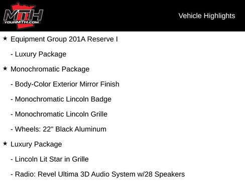 Used 2024 Lincoln Navigator L Reserve w/ Equipment Group 201A AWD/4WD image 5