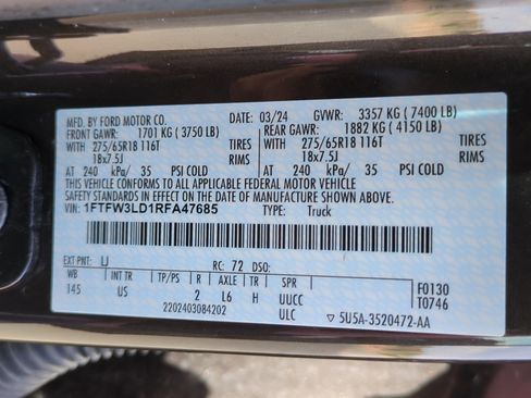 Used 2024 Ford F150 XLT w/ Mobile Office Package image 33