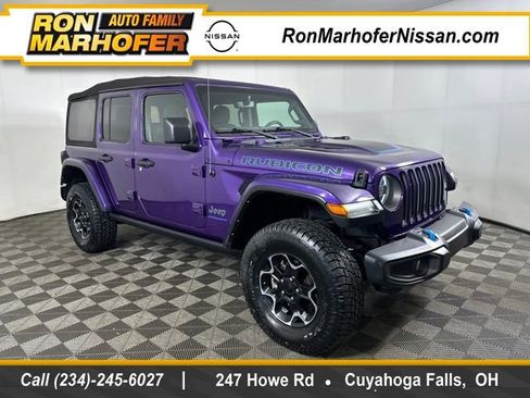 Used 2023 Jeep Wrangler Unlimited Rubicon 4xe w/ Cold Weather Group image 1