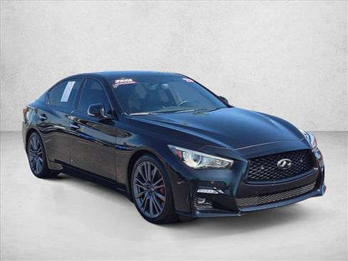 Used 2023 INFINITI Q50 Red Sport 400 w/ Black Opal Edition RWD image 3
