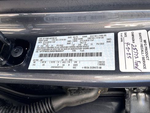 Used 2025 Ford F150 XLT w/ Equipment Group 301A Standard image 33