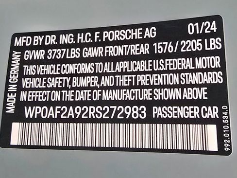 Used 2024 Porsche 911 GT3 RS image 20