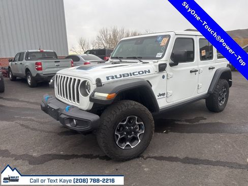 Used 2023 Jeep Wrangler Unlimited Rubicon 4xe w/ Safety Group image 2