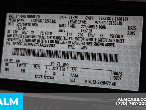 Used 2026 Ford Escape ST-Line FWD image 59