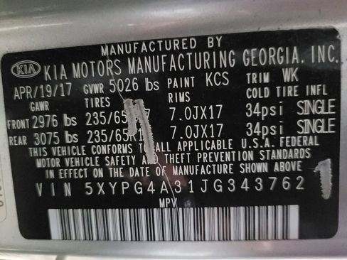 Used 2018 Kia Sorento LX image 33