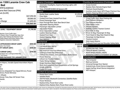 Used 2020 RAM 1500 Laramie image 40