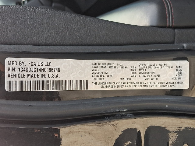Used 2022 Dodge Durango R/T AWD/4WD image 28