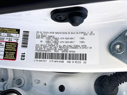 Used 2021 Toyota Tacoma TRD Sport w/ Technology Package image 36