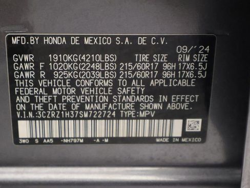 Used 2025 Honda HR-V LX image 17