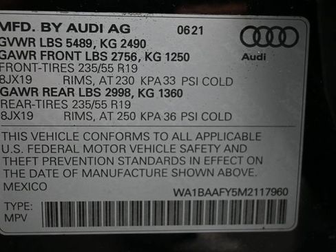 Used 2021 Audi Q5 2.0T Premium Plus AWD/4WD image 3