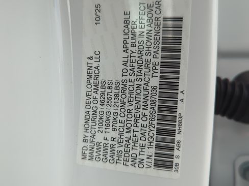 New 2025 Honda Accord EX-L image 29