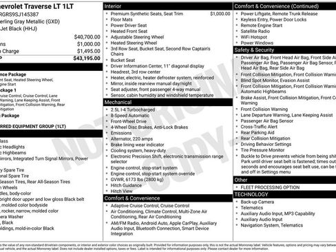 Used 2025 Chevrolet Traverse LT FWD image 35
