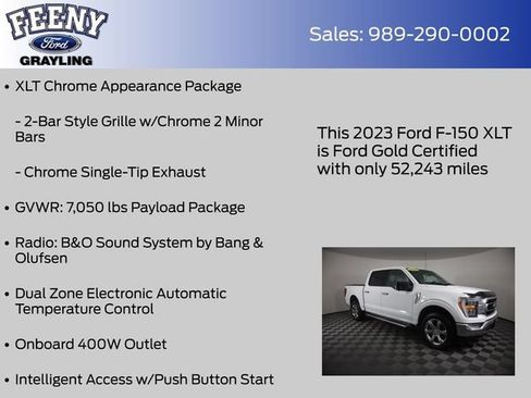 Used 2023 Ford F150 XLT w/ Equipment Group 302A High AWD/4WD image 24
