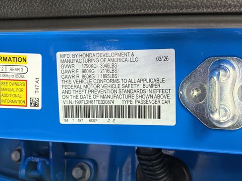 New 2026 Honda Civic Sport image 20