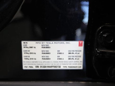 Used 2015 Tesla Model S P85D AWD/4WD image 30