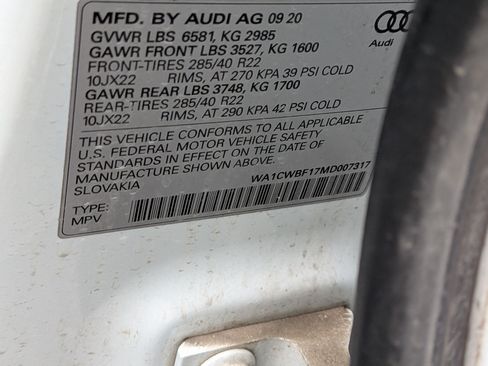 Used 2021 Audi SQ8 Prestige w/ Prestige Package AWD/4WD image 31