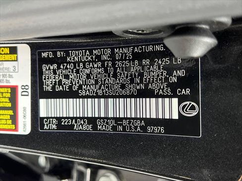 Certified 2025 Lexus ES 350 w/ Premium Package FWD image 34