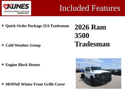 New 2026 RAM 3500 Tradesman AWD/4WD image 3