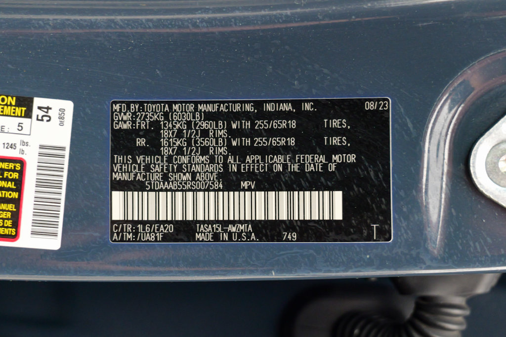 Used 2024 Toyota Grand Highlander AWD image 62
