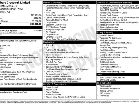 Used 2021 Subaru Crosstrek 2.5i Limited w/ Popular Package #3 image 6