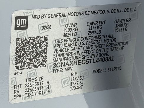 New 2026 Chevrolet Equinox LT image 23