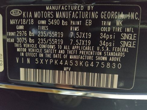 Used 2019 Kia Sorento SX FWD image 33