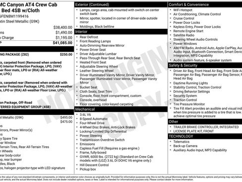 Used 2021 GMC Canyon AT4 w/ Trailering Package AWD/4WD image 32