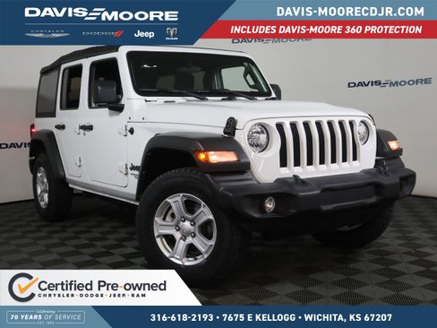 Used 2021 Jeep Wrangler Unlimited Sport image 1