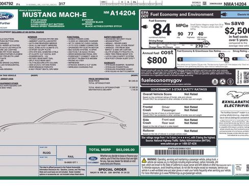 Certified 2022 Ford Mustang Mach-E GT image 36